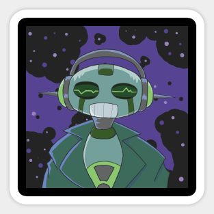 Space Funk Sticker